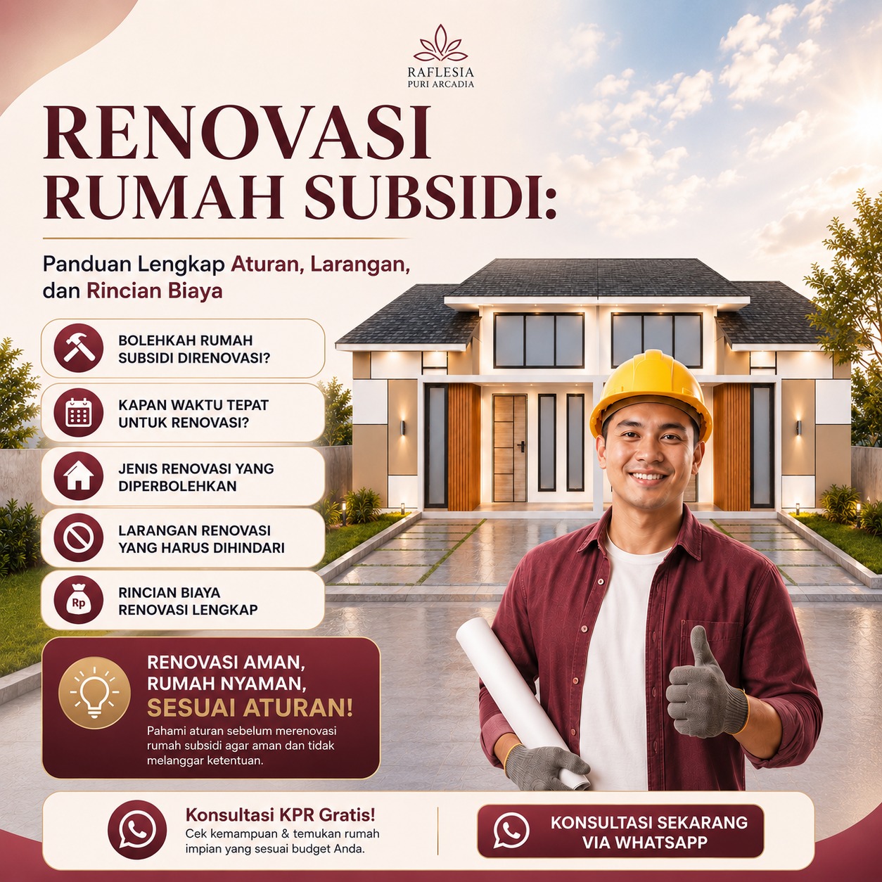 Renovasi rumah subsidi