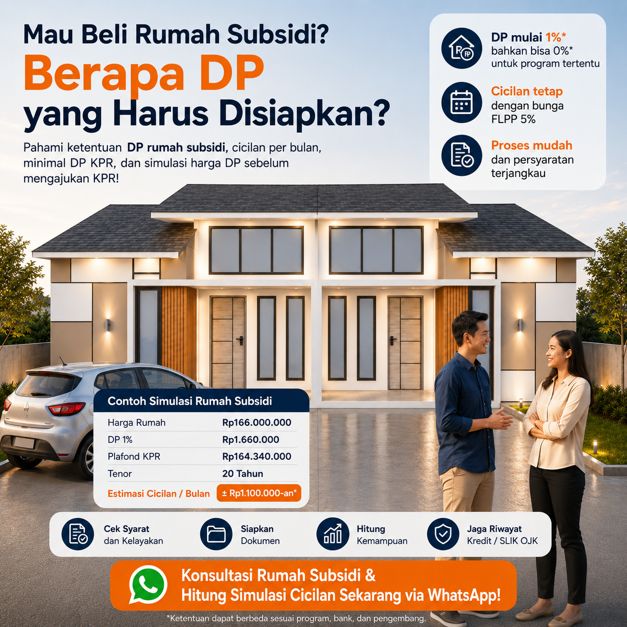 dp rumah subsidi